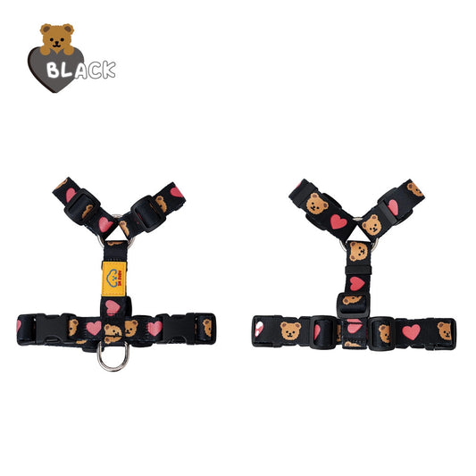 IMSUSU 心心熊仔H型胸背帶 Heart Bear H Harness