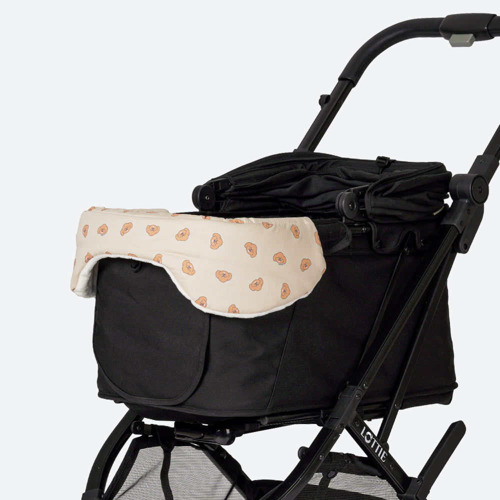 Rottie 寵物推車 杏色Poodle車圍邊 Stroller Round