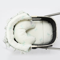 Ritogato Pliant Buggy Cover-up Cushion 蝴蝶結喱士款寵物推車車墊套裝 - 湖水綠