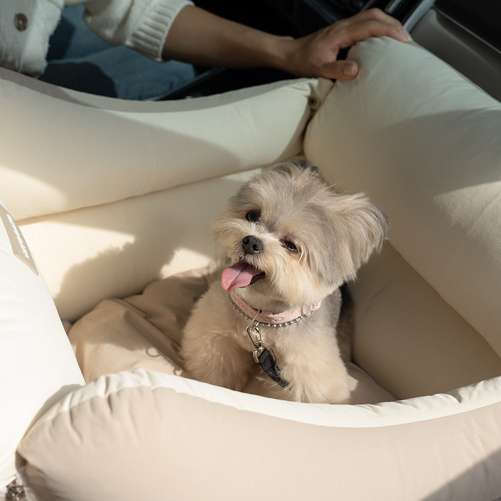 【預訂商品】Ritogato New Smart Car Seat Version 3 寵物汽車安全座椅 杏色