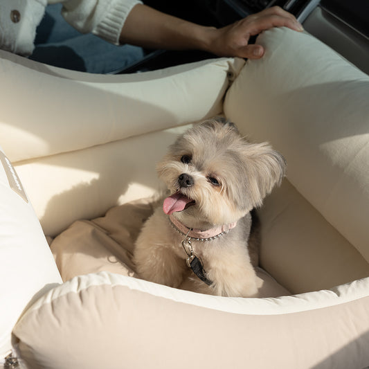 【預訂商品】Ritogato New Smart Car Seat Version 3 寵物汽車安全座椅 杏色