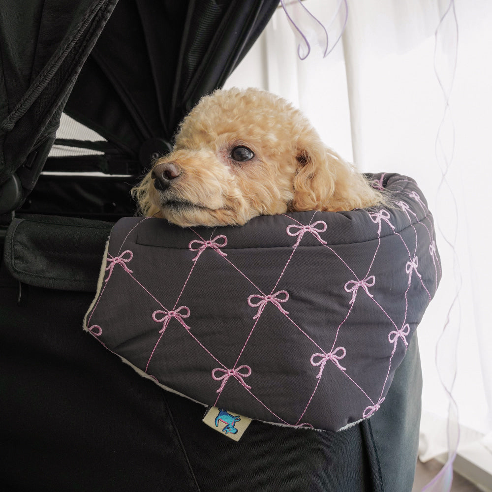 Rottie 寵物推車 粉紅蝴蝶結車圍邊 Stroller Round