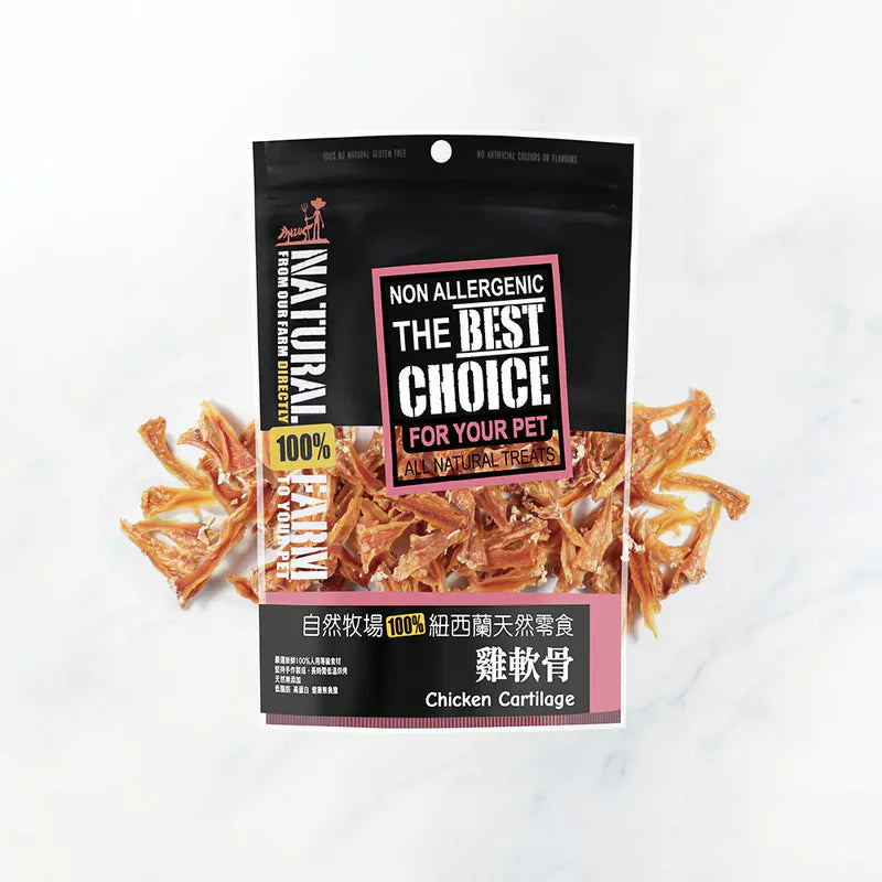 自然牧場 Natural Farm 天然寵物零食 雞軟骨 Chicken Cartilage 80g