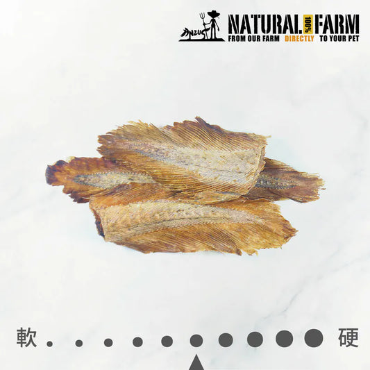 自然牧場 Natural Farm 天然寵物零食 鱈魚尾 Hoki Fish Tail 100g