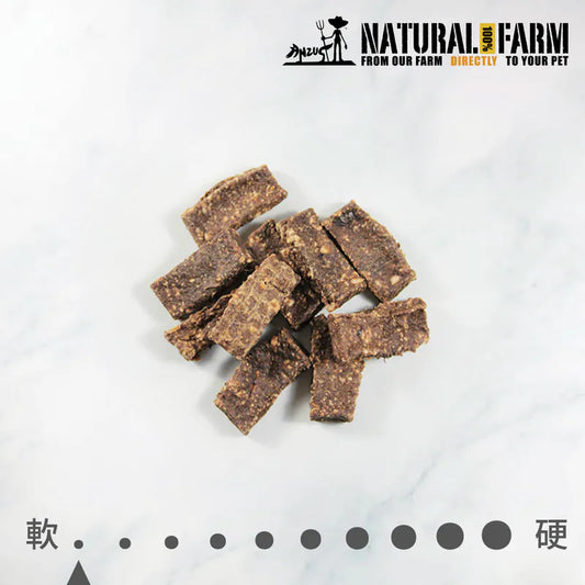 自然牧場 Natural Farm 天然寵物零食 起司牛肉塊 Cheese Beef Jerky Cubes 140g