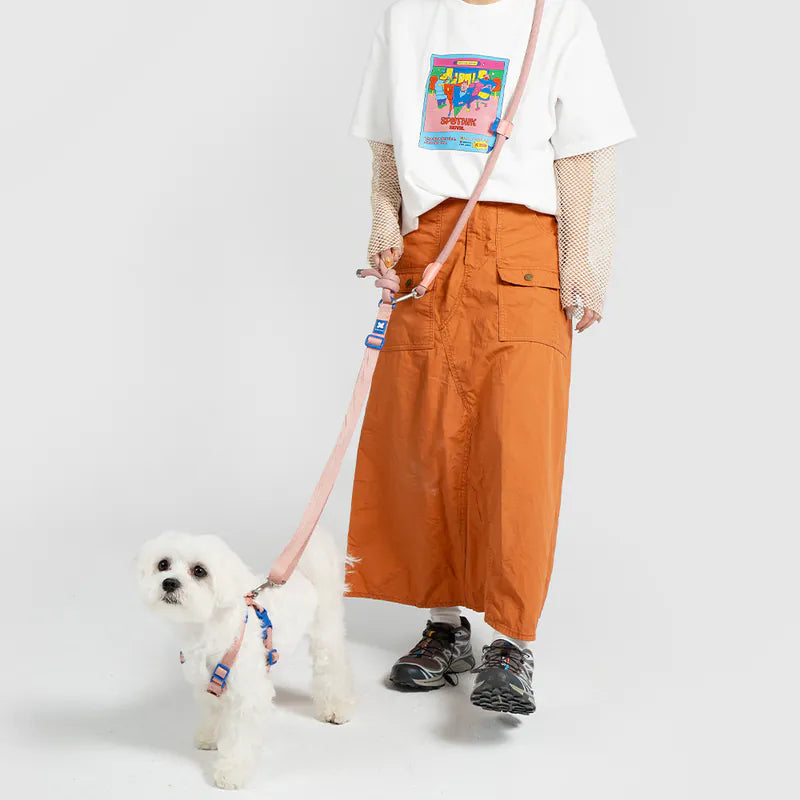 Sputnik 10TH YEAR 多功能圓牽繩  - 粉色