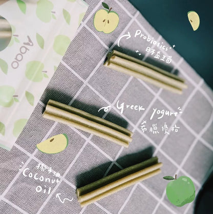 Abao 水果乳酪潔齒棒 青蘋果🍏 （15條入）