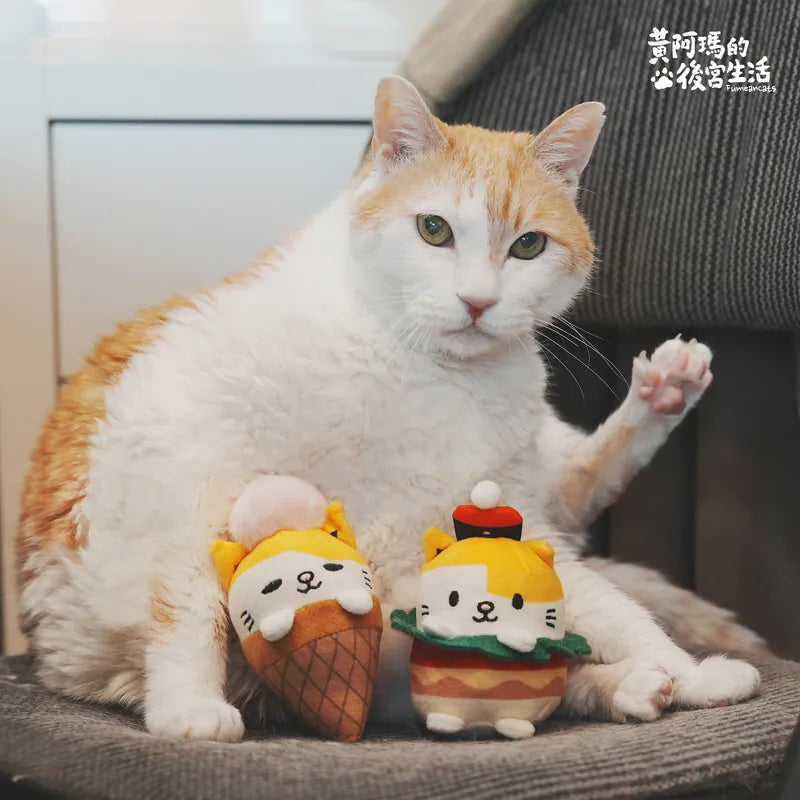 黃阿瑪 美式大餐特濃高級貓草玩具盲盒