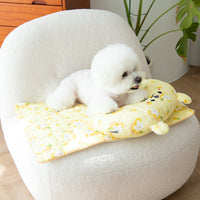 Ritogato 寵物涼感半月枕 Halfmoon Cool Cushion (菠蘿熊)