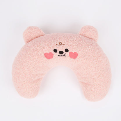 Ritogato Bolppangi Buggy Cover-up Pillow 熊仔毛絨絨款寵物半月枕 (三色)