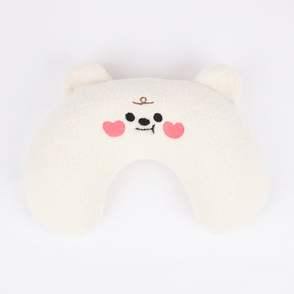 Ritogato Bolppangi Buggy Cover-up Pillow 熊仔毛絨絨款寵物半月枕 (三色)