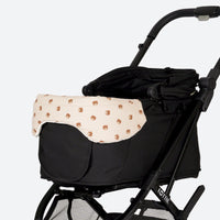 Rottie 寵物推車 杏色熊仔車圍邊 Stroller Round