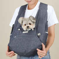 【V5】Ritogato Voddly Petite Front Bag 前孭寵物袋 細版夏日透氣質料 牛仔藍色