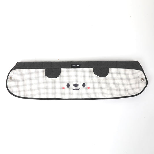 Ritogato Honeybuney Pet Cart Guard 小熊格仔款寵物推車圍邊 - 灰色