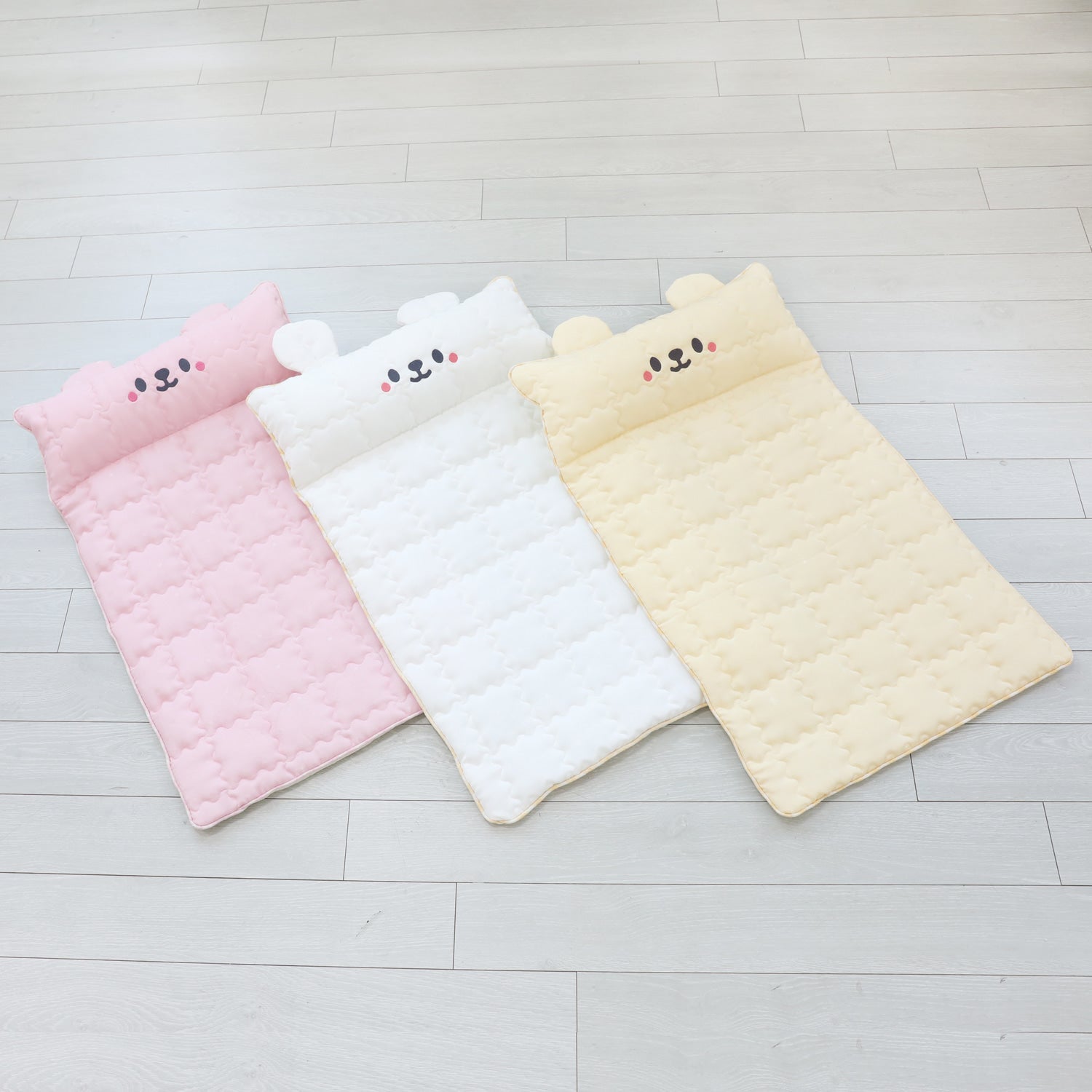 Ritogato 寵物涼感墊連枕頭 Icebear Coolmat with Pillow (Yellow Bear)