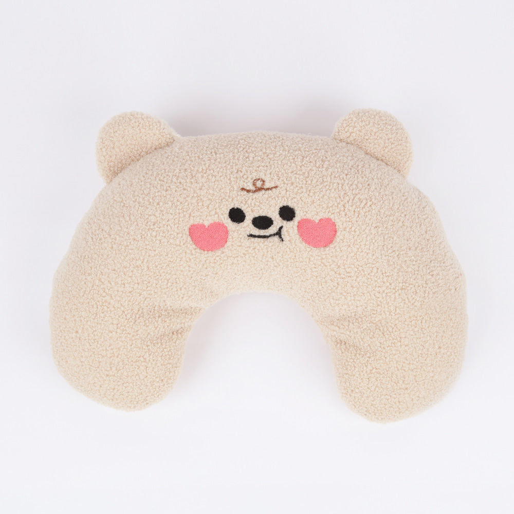 Ritogato Bolppangi Buggy Cover-up Pillow 熊仔毛絨絨款寵物半月枕 (三色)