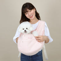 【Version 5】 Ritogato Voddly Petite Front Bag 前孭寵物袋 細版夏日透氣質料 粉紅色