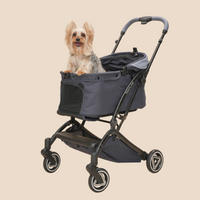 TeddyLand Classic 寵物手推車 Navy 藍色