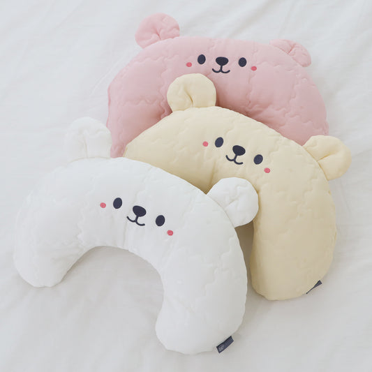 Ritogato 寵物涼感半月枕 Halfmoon Cool Cushion (Check Bear)
