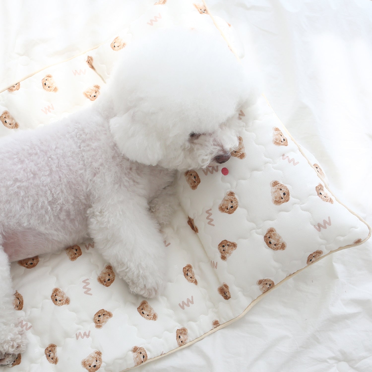 Ritogato 寵物涼感墊連枕頭 Icebear Coolmat with Pillow  (W Bear)