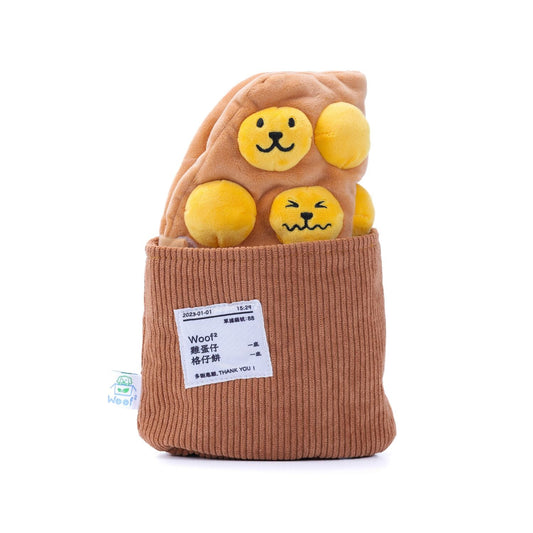 Woof² 雞蛋仔/格仔餅藏食寵物玩具