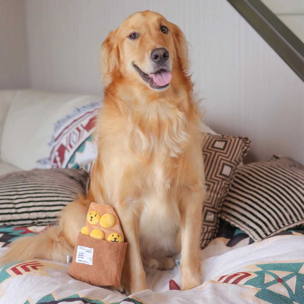 Woof² 雞蛋仔/格仔餅藏食寵物玩具