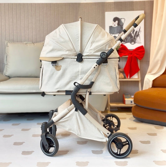 TeddyLand Elite 寵物手推車 Beige 杏色