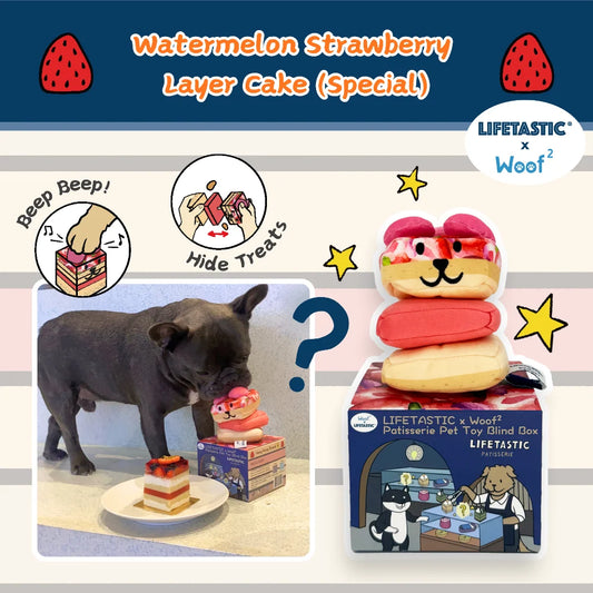 LIFETASTIC x Woof² 法式糕點寵物玩具盲盒
