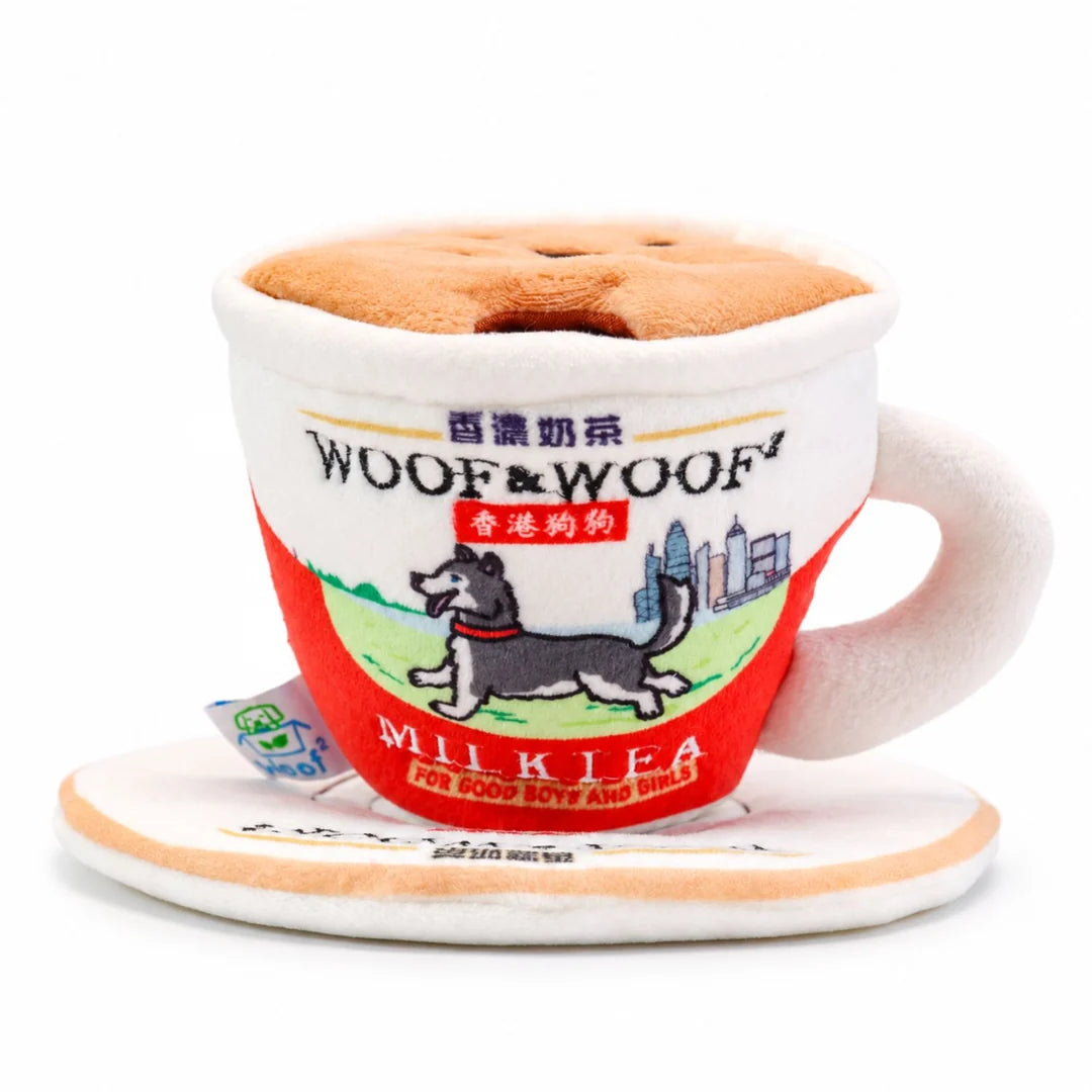 Woof² 港式奶茶二合一藏食寵物玩具