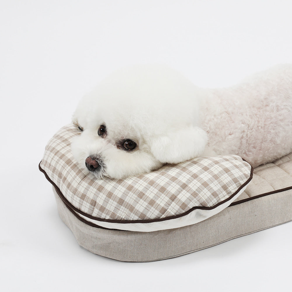 Ritogato Chou-Ribbon Buggy Cover-up Pillow 韓式簡約款寵物半月枕 (三色)