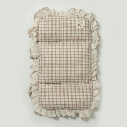 Ritogato Pawpaw Frill Pet Cart Cushion 小熊喱士款寵物推車車墊套裝- 啡色