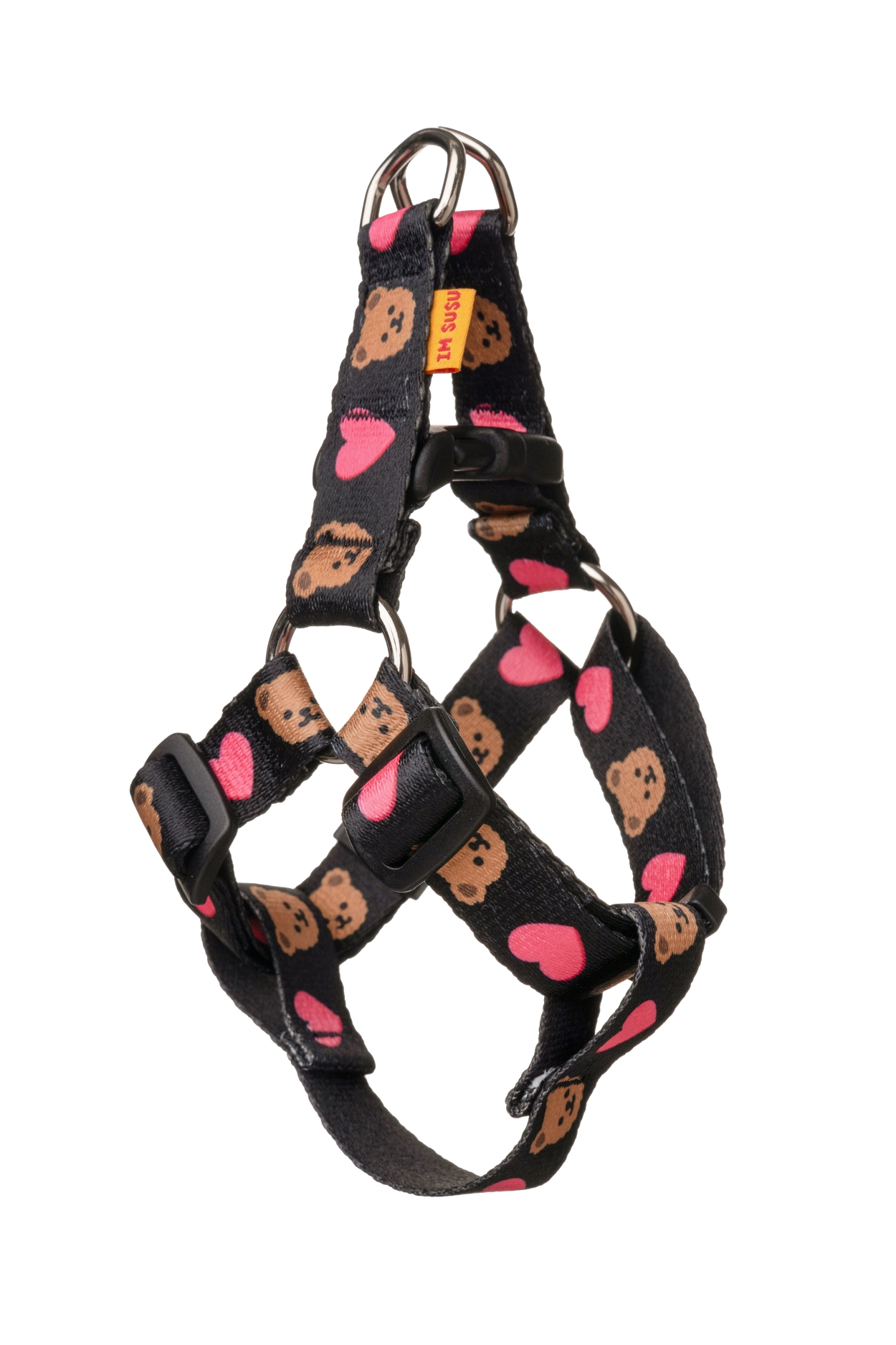 IMSUSU 心心熊仔Y型胸背帶 Heart Bear Y Harness