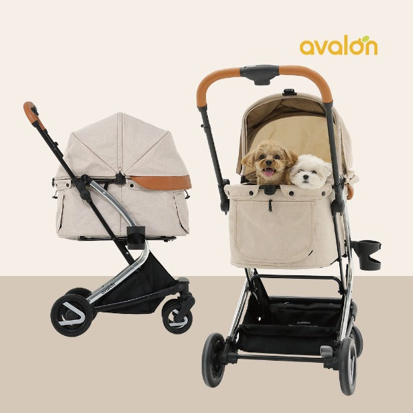 Avalon 韓國寵物手推車型格黑色 Stroller Black