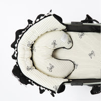 Ritogato Pliant Buggy Cover-up Pillow 蝴蝶結喱士款寵物半月枕 (三色)