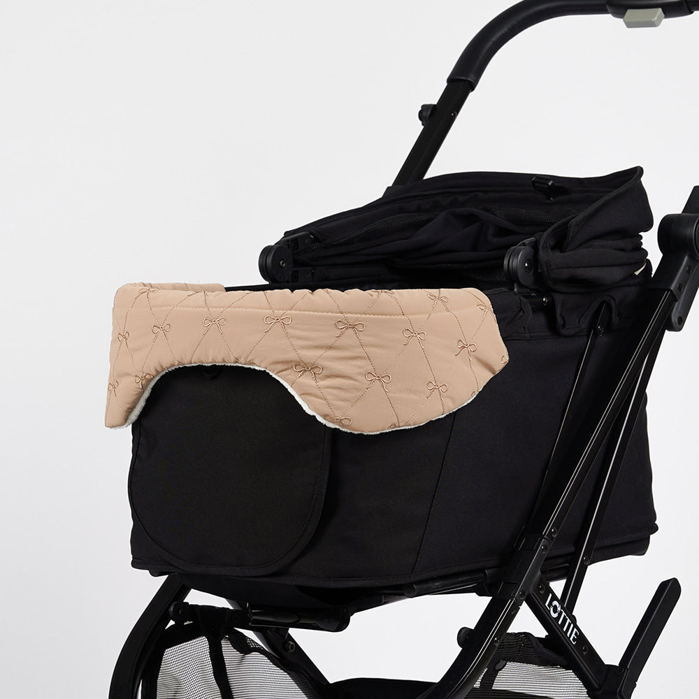 Rottie 寵物推車 金色蝴蝶結車圍邊 Stroller Round