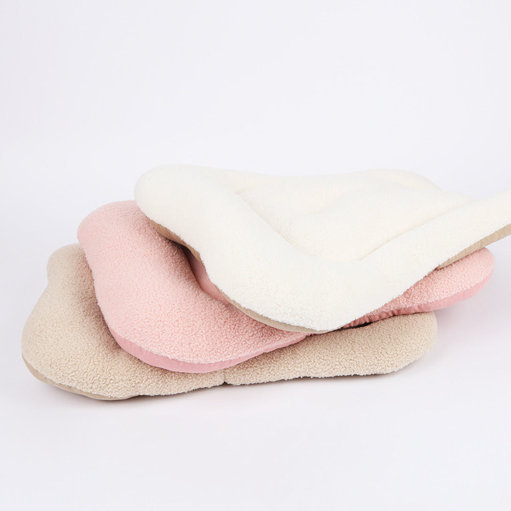 Ritogato Bolppangi Buggy Cover-up Cushion 熊仔毛絨絨款寵物推車車墊  - 杏色