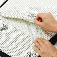 Ritogato Pliant Buggy Cover-up Cushion 蝴蝶結喱士款寵物推車車墊 - 黑色