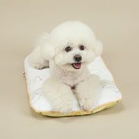 【預訂】Ritogato Forpe Rayon Cooling Double Mat 兩面用涼感寵物推車車墊套裝 - 黃色