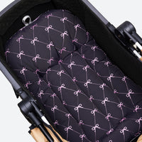 Rottie 寵物推車 粉紅蝴蝶結車墊 Stroller Cushion