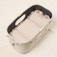 【預訂】 Ritogato Pawpaw Frill Pet Cart Cushion 小熊喱士款寵物推車車墊套裝- 啡色