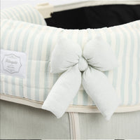 Ritogato Chou-Ribbon Buggy Cover-up Cushion 韓式簡約款寵物推車車墊 - 湖水綠