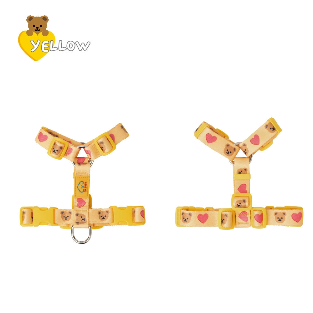 IMSUSU 心心熊仔H型胸背帶 Heart Bear H Harness