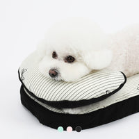 Ritogato Pliant Buggy Cover-up Pillow 蝴蝶結喱士款寵物半月枕 (三色)