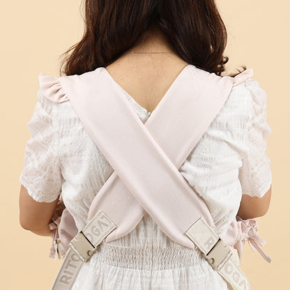 【Version 6】 Ritogato Voddly Flora Front Bag 前孭寵物袋 荷葉袖牛仔布質料 粉紅色