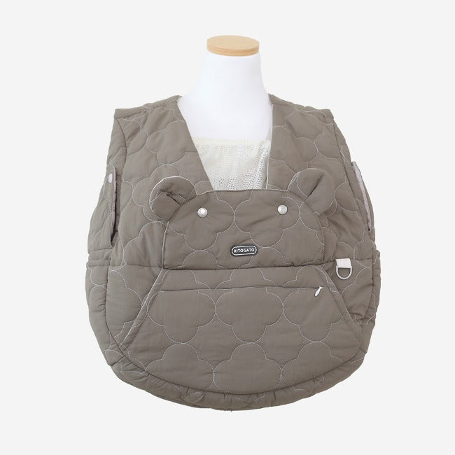 【新升級】RitoGato Voddly Cozy Front Bag 前孭寵物袋 跣水質料 茶啡色