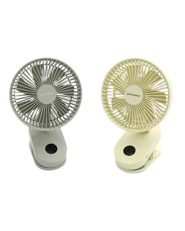 Pompolarr Portable Fan 可夾自轉靜音五檔風扇