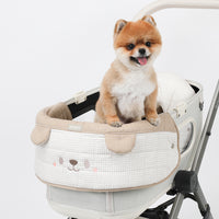 【預訂】Ritogato Honeybuney Pet Cart Guard 小熊格仔款寵物推車圍邊 - 啡色