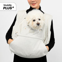 【V7】Ritogato Voddly Plus Front Bag 前孭寵物袋 透氣網質料 灰色間條