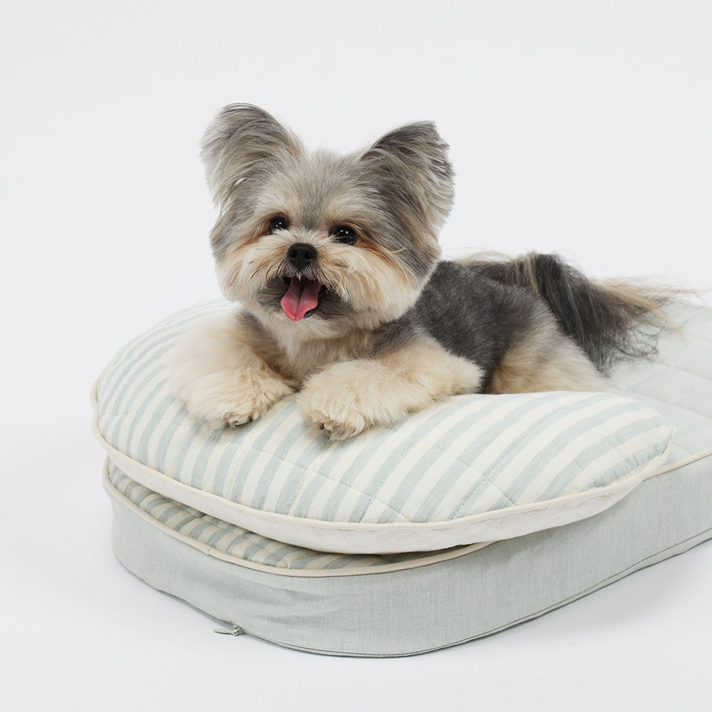 Ritogato Chou-Ribbon Buggy Cover-up Pillow 韓式簡約款寵物半月枕 (三色)