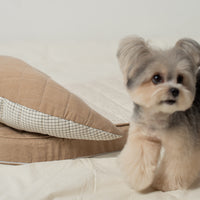 Ritogato Honeybuney Pet Cart Half Moon Pillow 小熊格仔款寵物半月枕 (三色)